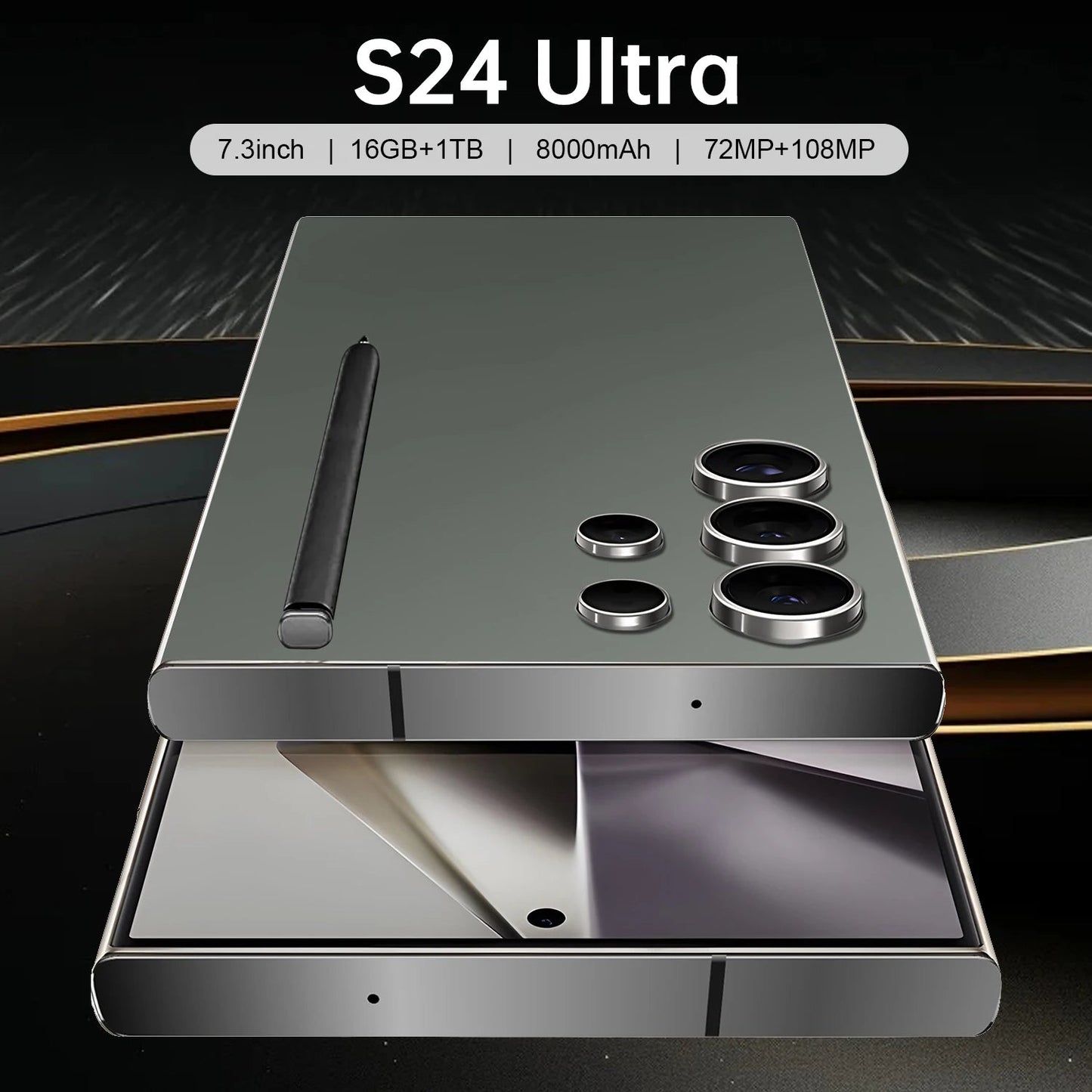 S24 Ultra 7.3 5G French/Spanish/English Smartphone 108MP Rear Camera 12GB+256GB 65W Quick Charge for Business Travel ferrersa