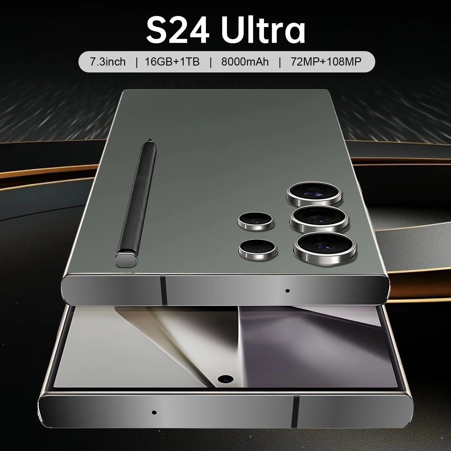 S24 Ultra 7.3 5G French/Spanish/English Smartphone 108MP Rear Camera 12GB+256GB 65W Quick Charge for Business Travel ferrersa