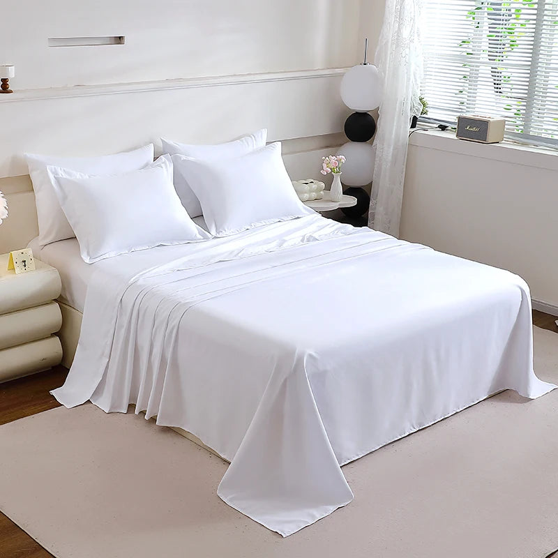 Premium 7-Piece King Bedding Set Durable Polyester Includes Mattress Topper Pillowcases Flat Sheet for Relaxation Simple ferrersa