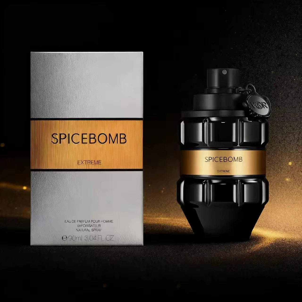 USA Stock Viktor Spicebomb Extreme EDP 90ml - Spicy Woody Blend with Grapefruit, Saffron, Tobacco & Bourbon VanillaOriginal ferrersa