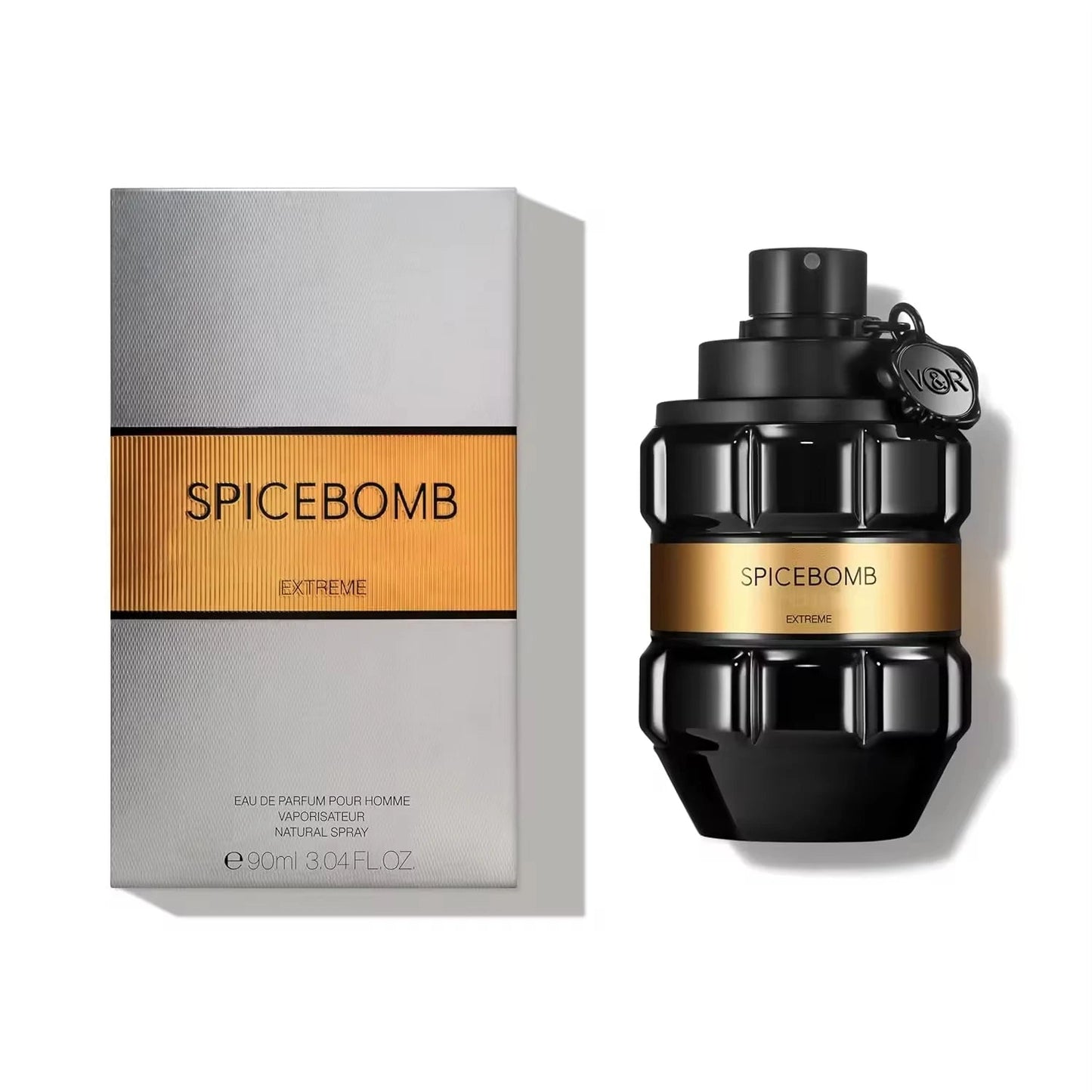 USA Stock Viktor Spicebomb Extreme EDP 90ml - Spicy Woody Blend with Grapefruit, Saffron, Tobacco & Bourbon VanillaOriginal ferrersa