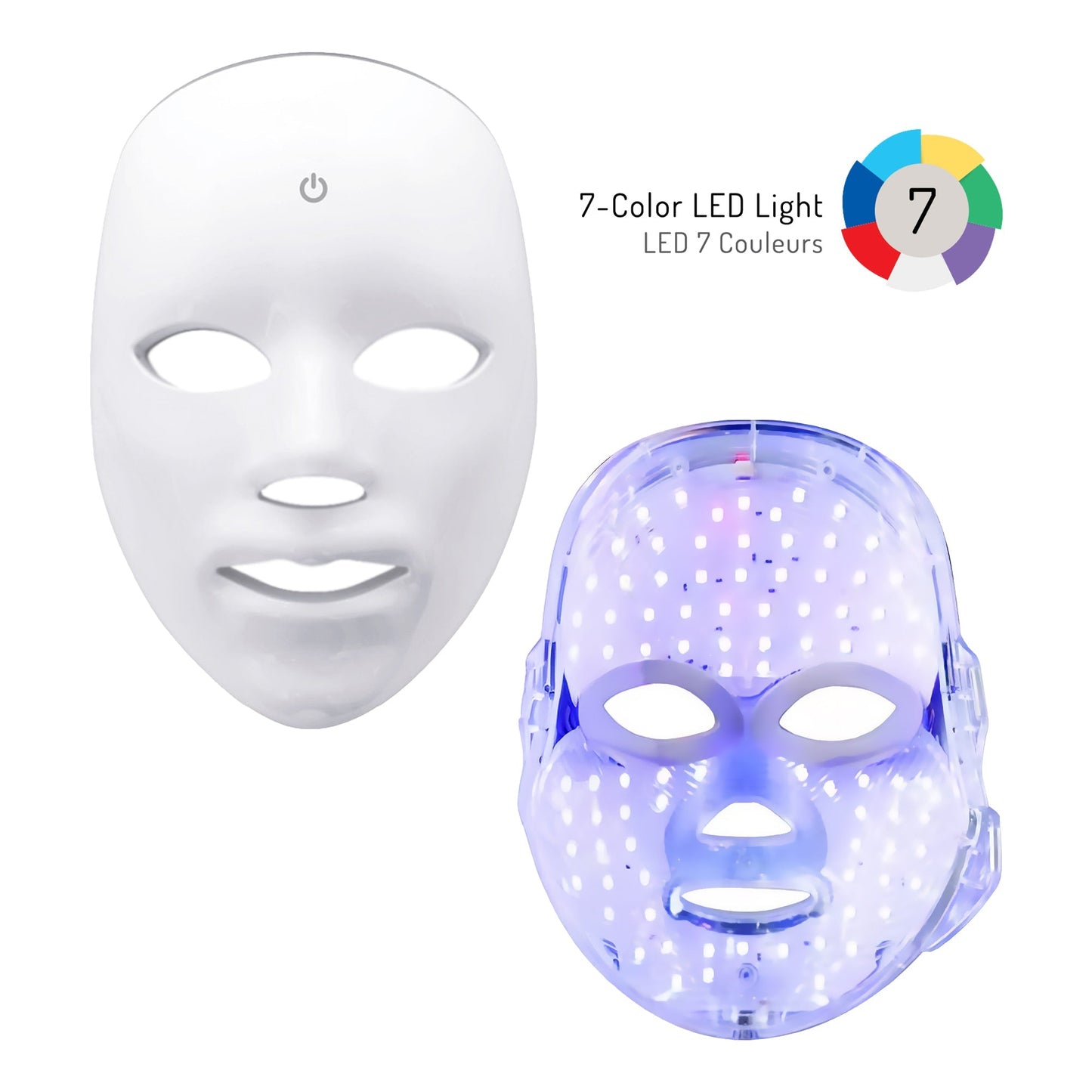 7-in-1 LED Light Therapy Face Mask – Advanced Skincare at Home! DC-PURSONIC