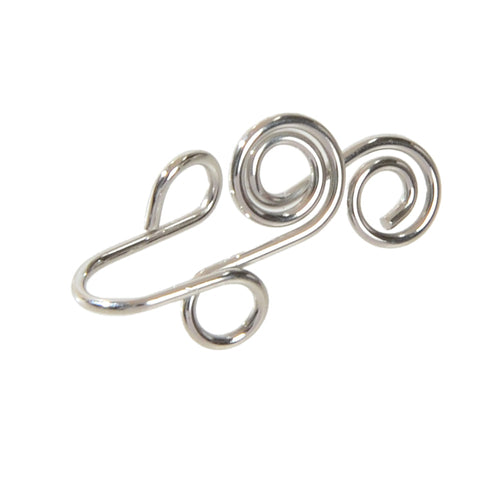 Feelontop Geometric Circle Fake Nose Ring Lip Nose Body Piercing Stud ferrersa