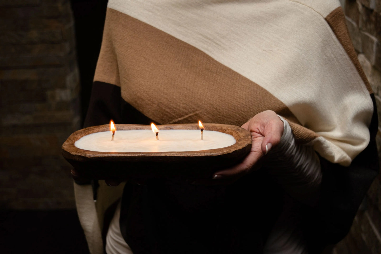 3-Wick Dough Bowl Soy Candle - Gatherings DC-TLC Candle Co.