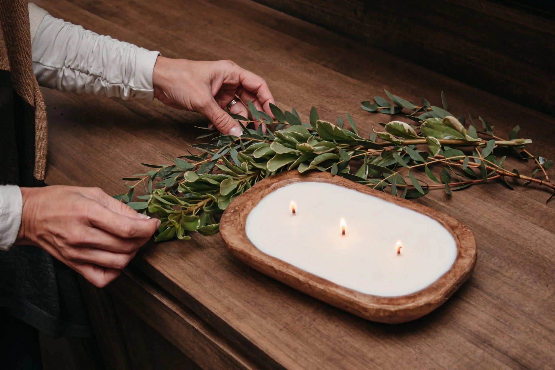 3-Wick Dough Bowl Soy Candle - Gatherings DC-TLC Candle Co.
