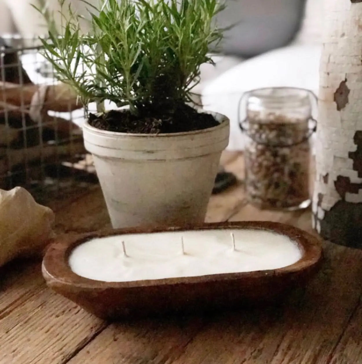 3-Wick Dough Bowl Soy Candle - Gatherings DC-TLC Candle Co.