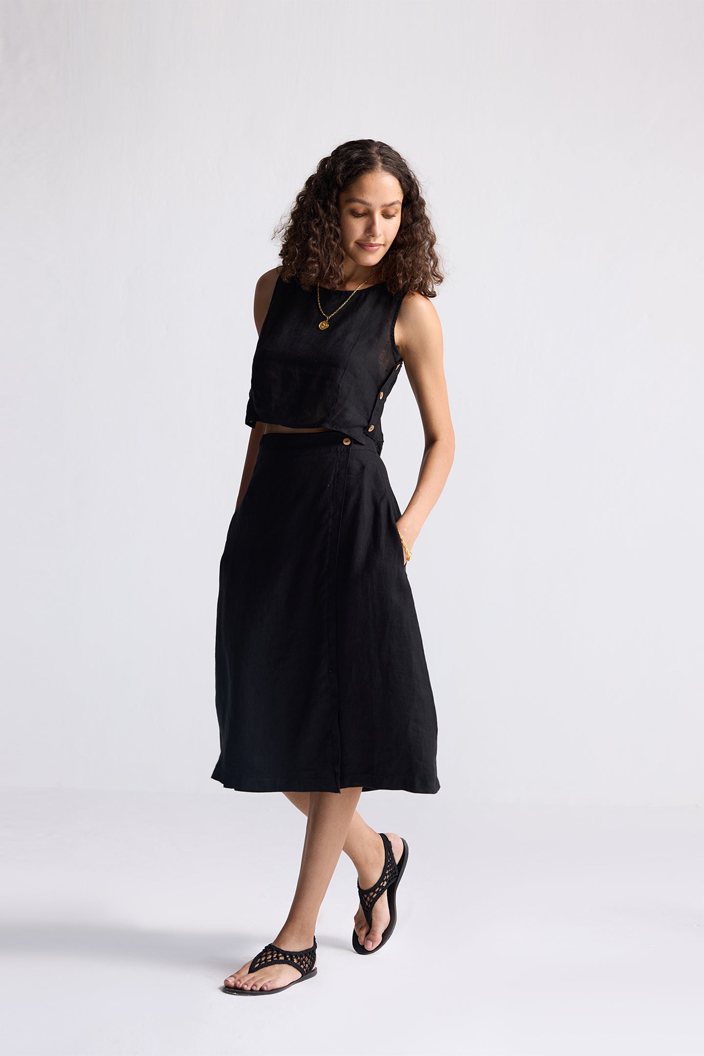 Breezy Summer Set in Black DC-Reistor