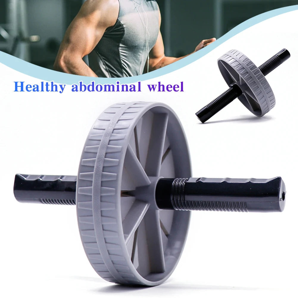 Workout AB Roller Wheel Non-slip Abdominal Roller No Noise Abdominal Trainer Abdominal Exerciser for Home Gym Strength Workouts ferrersa
