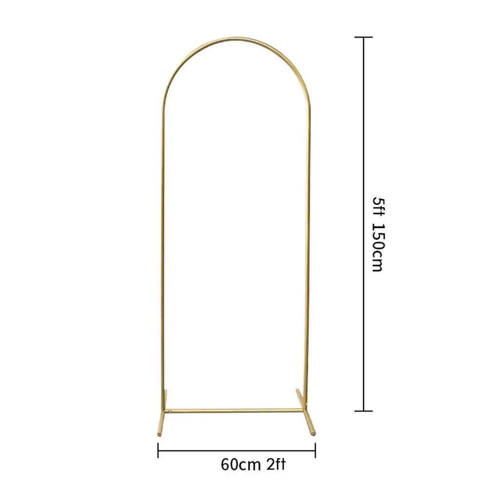 Wedding Arch Frame Metal Arched Photo Booth Backdrop Frame Decorated Arch Stand For Graduation Bridal Shower Wedding Ceremony