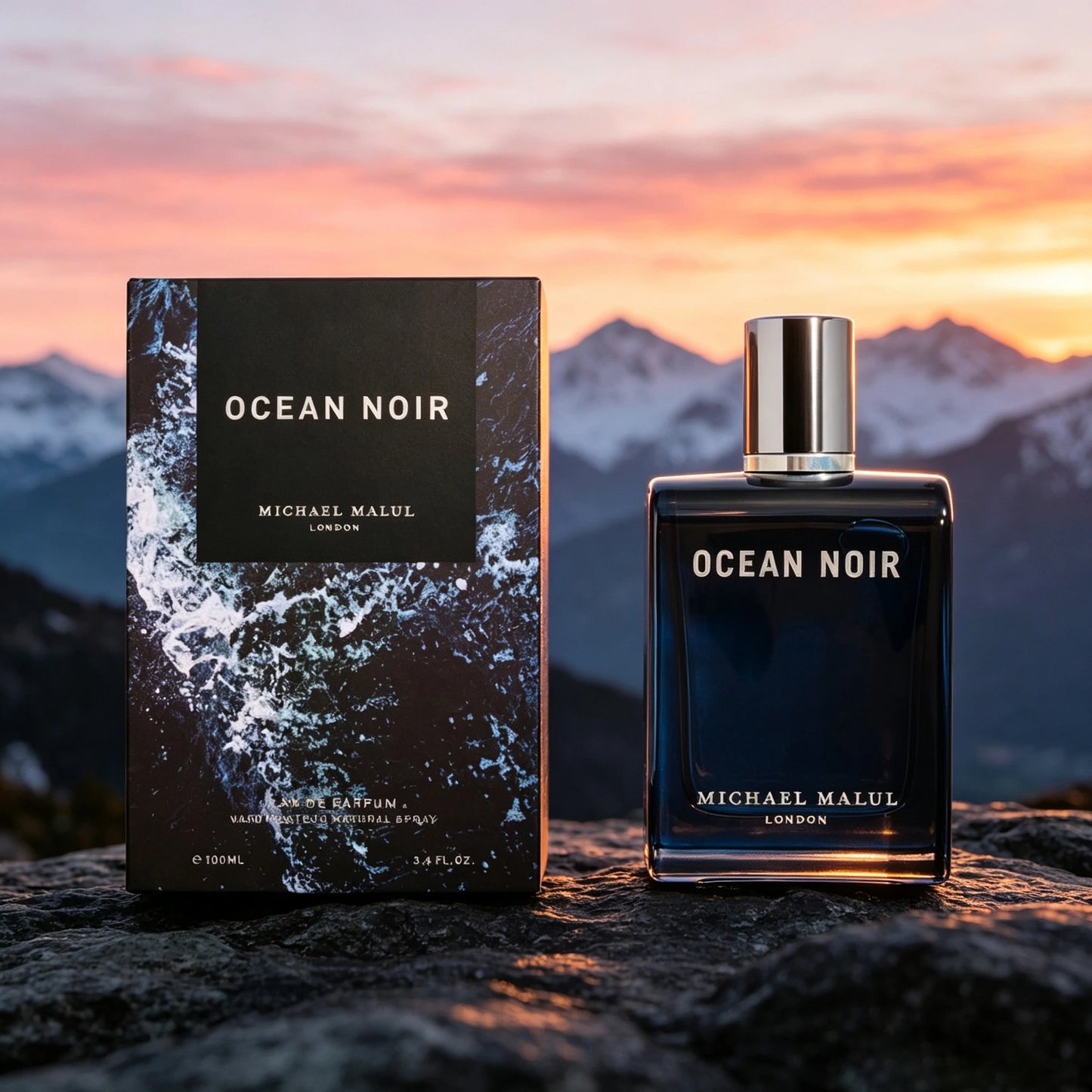 Michael Malul Night Ocean Ocean Noir perfume Black Coconut Seaweed Patchouli Mature Cool Men's Light essence
