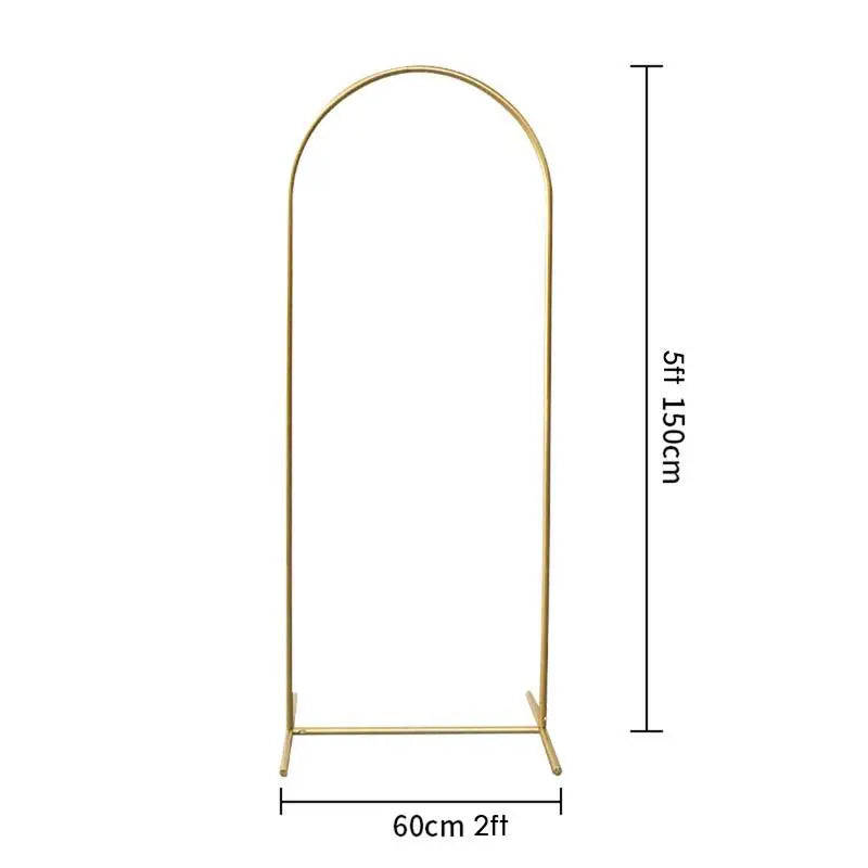 Wedding Arch Frame Metal Arched Photo Booth Backdrop Frame Decorated Arch Stand For Graduation Bridal Shower Wedding Ceremony