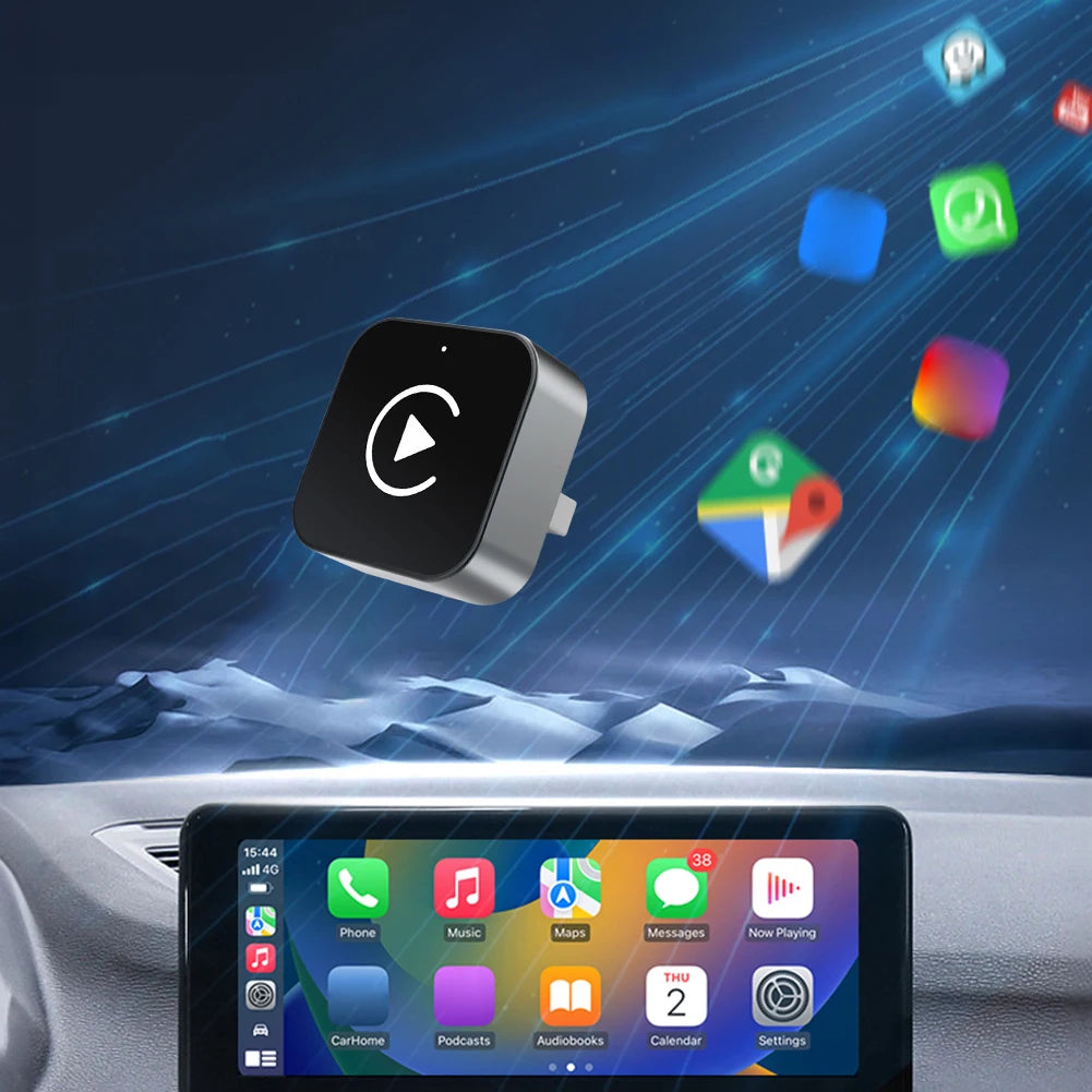 Wireless Android Auto Carplay Box/Adapter Smart USB Dongle Convert Wired To Wireless Auto Connect for Factory Wired CarPlay Cars ferrersa