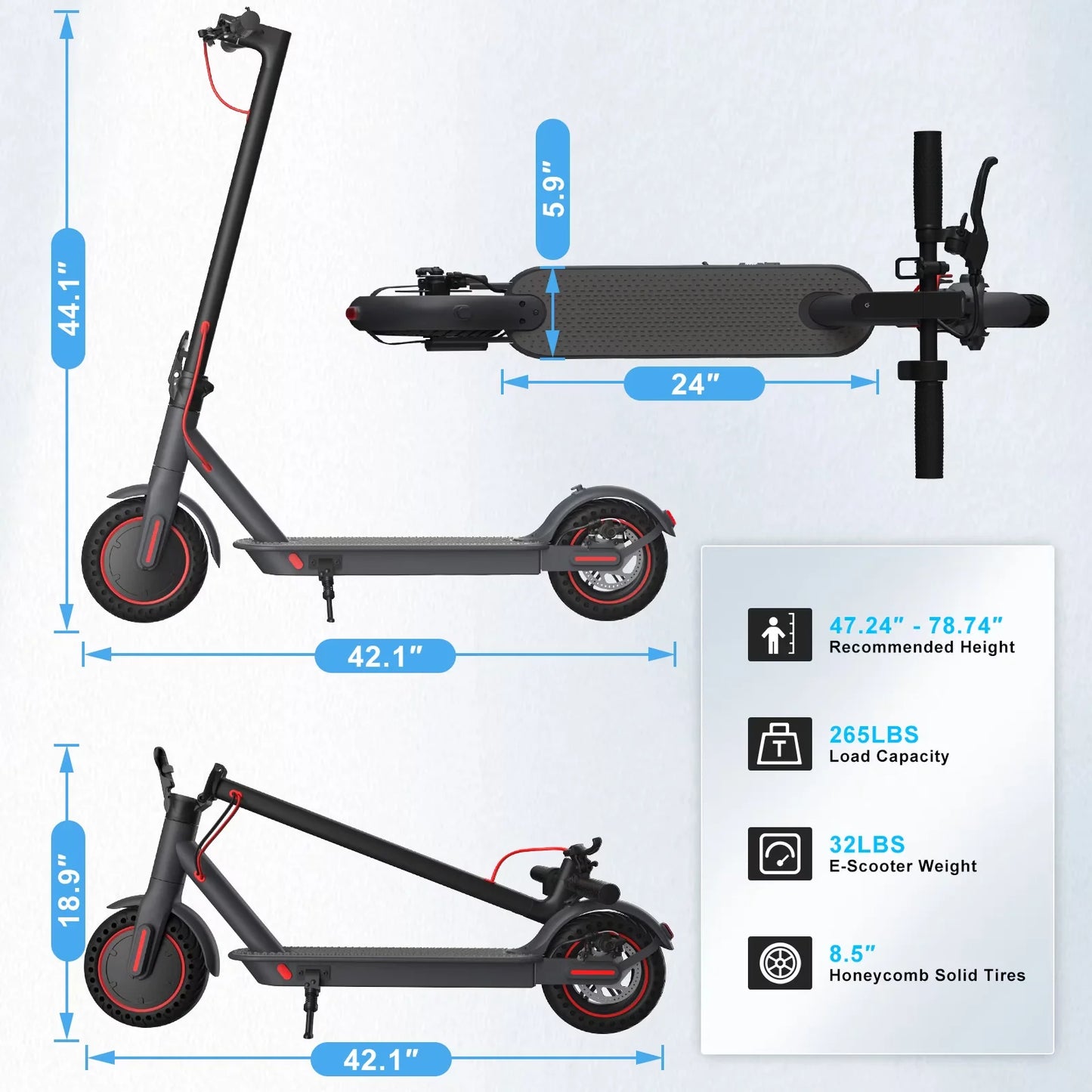 350W Electric Scooter for Adults