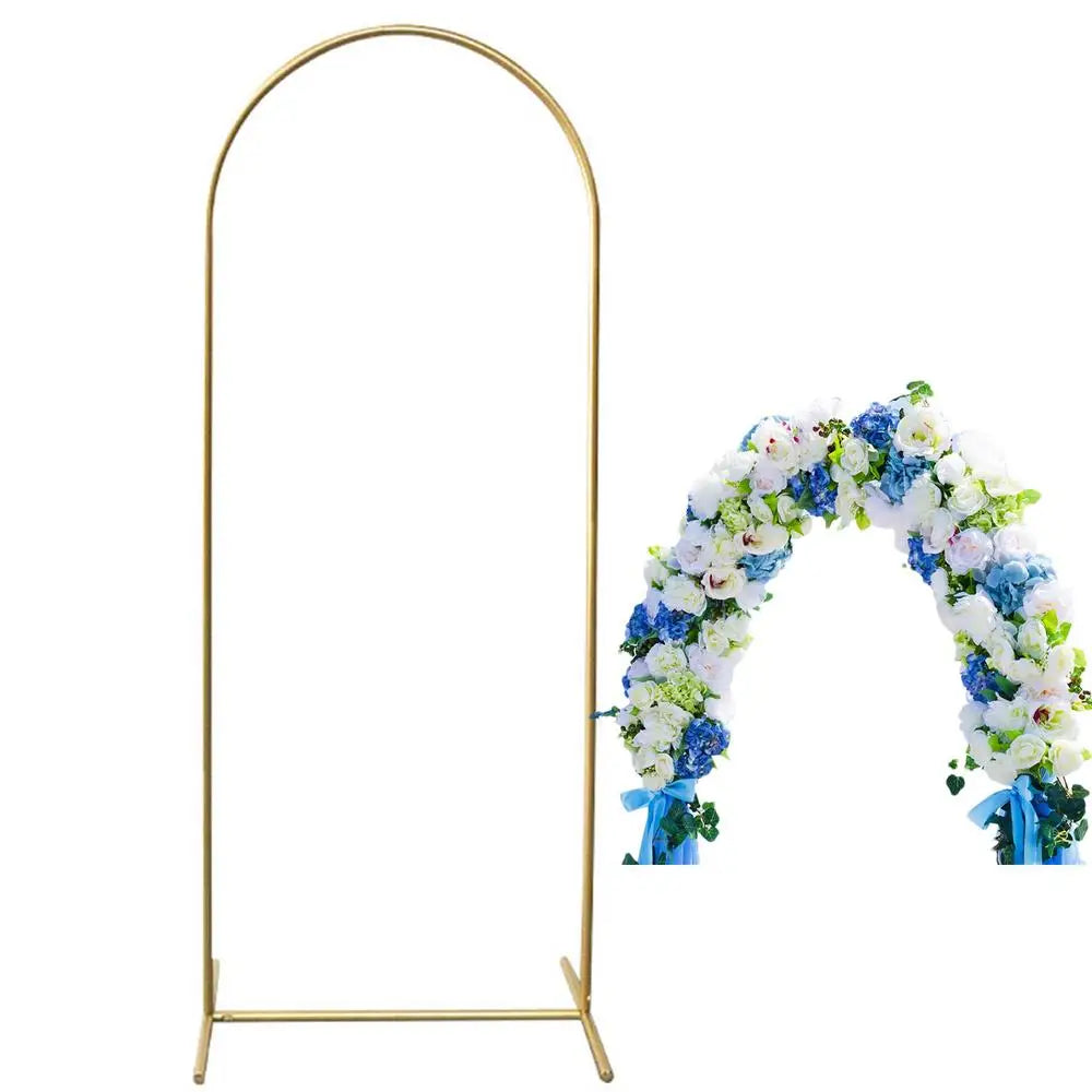 Wedding Arch Frame Metal Arched Photo Booth Backdrop Frame Decorated Arch Stand For Graduation Bridal Shower Wedding Ceremony