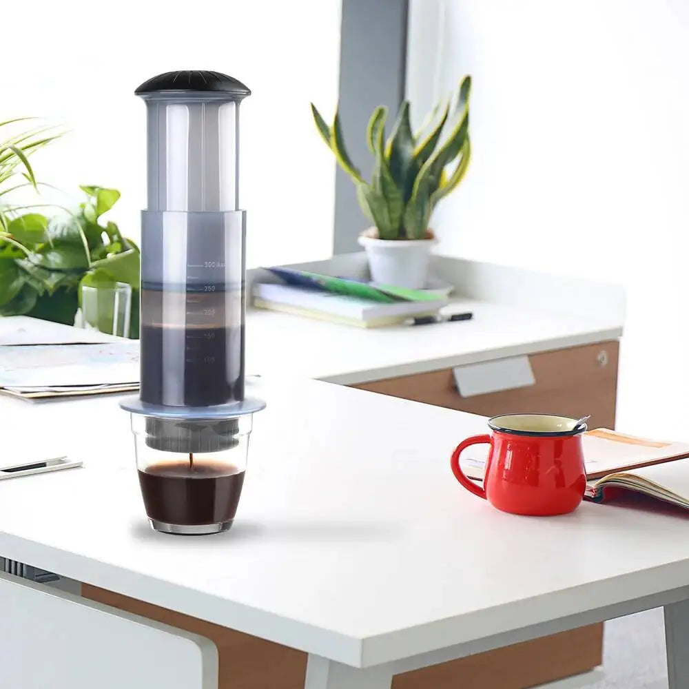 Espresso Coffee Maker Portable Cafe French Press CafeCoffee Pot For AeroPress Machine with 50pcs Filters Paper Kit Barista Tools