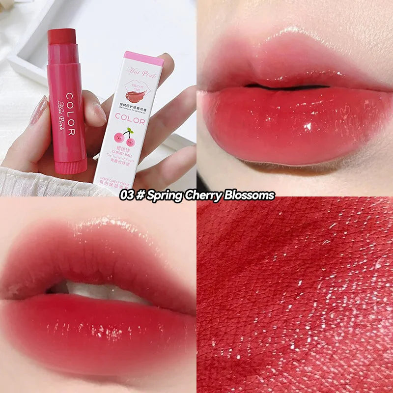 HAIPINK 3-Piece Set Tinted Moisturizing Lip Balm - Hydrating, Fade Lip Lines, Prevent Chapping ferrersa
