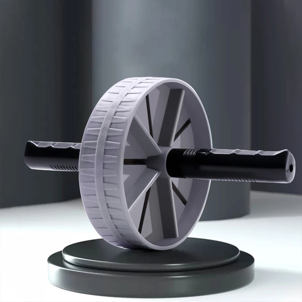 Workout AB Roller Wheel Non-slip Abdominal Roller No Noise Abdominal Trainer Abdominal Exerciser for Home Gym Strength Workouts ferrersa
