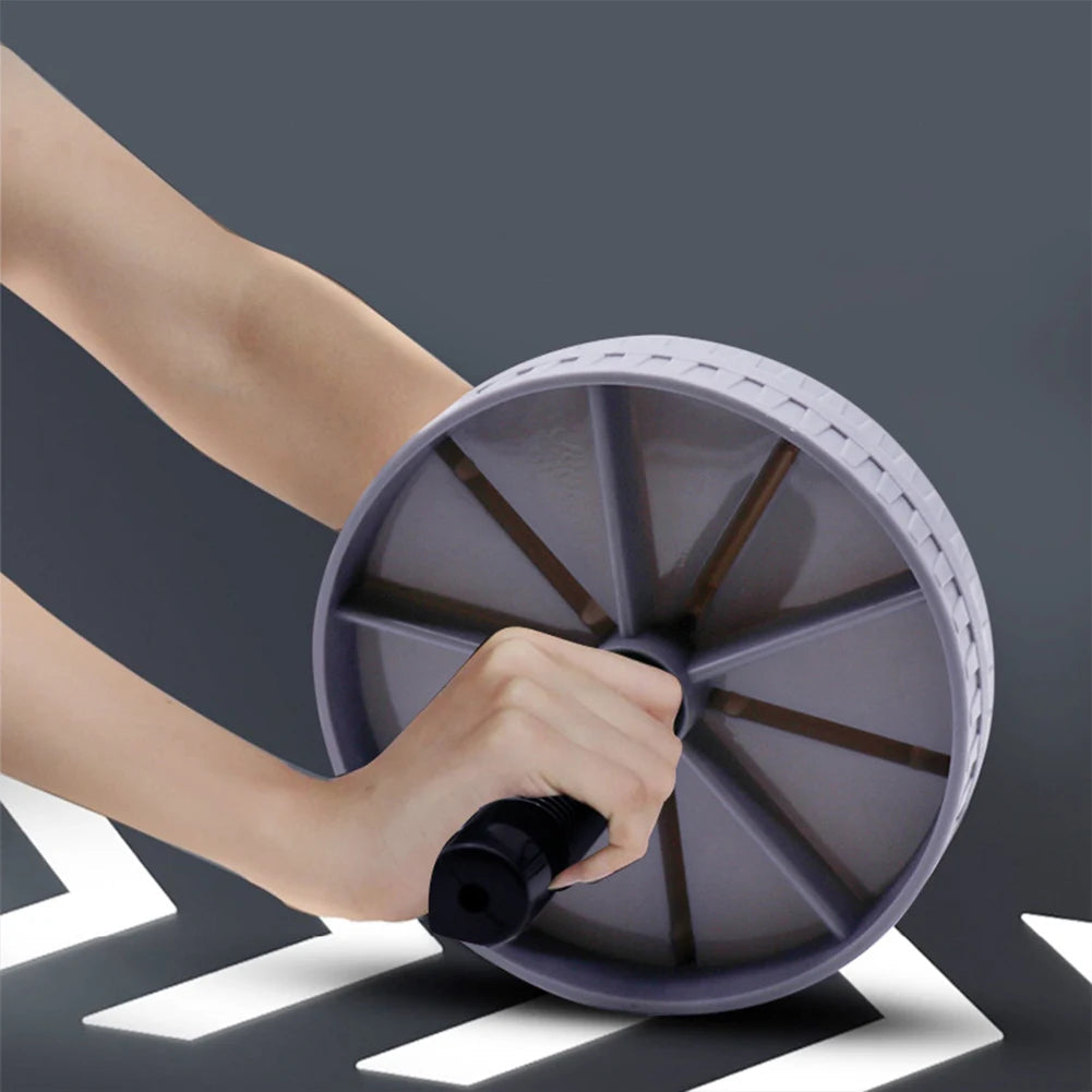 Workout AB Roller Wheel Non-slip Abdominal Roller No Noise Abdominal Trainer Abdominal Exerciser for Home Gym Strength Workouts ferrersa