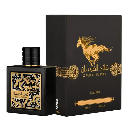 Lattafa Qaed Al Fursan for Men Eau de Parfum Spray, 3.04 Ounce ferrersa