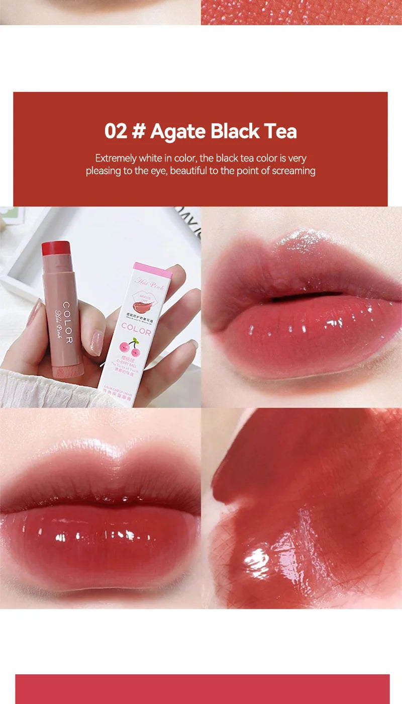 HAIPINK 3-Piece Set Tinted Moisturizing Lip Balm - Hydrating, Fade Lip Lines, Prevent Chapping ferrersa
