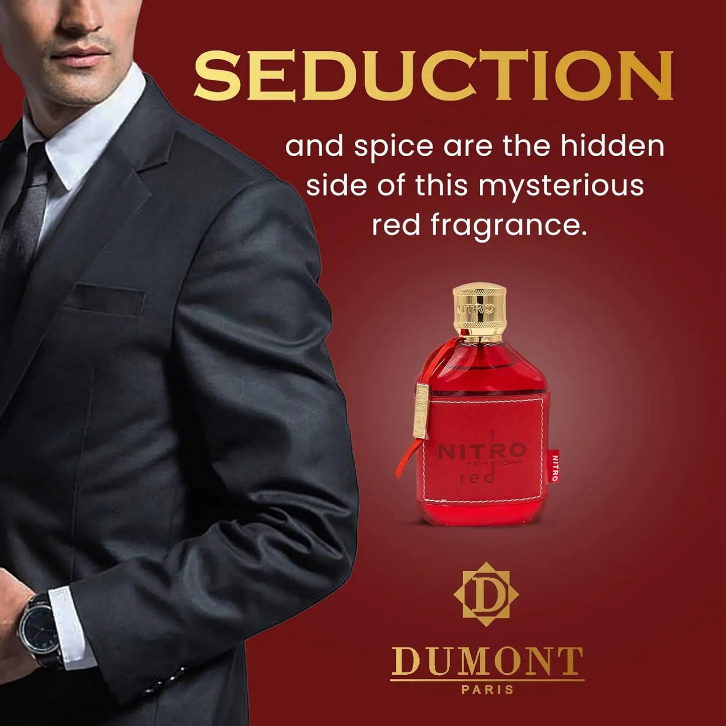 Nitro Red 3.4 Fl Oz Eau De Parfum for Men