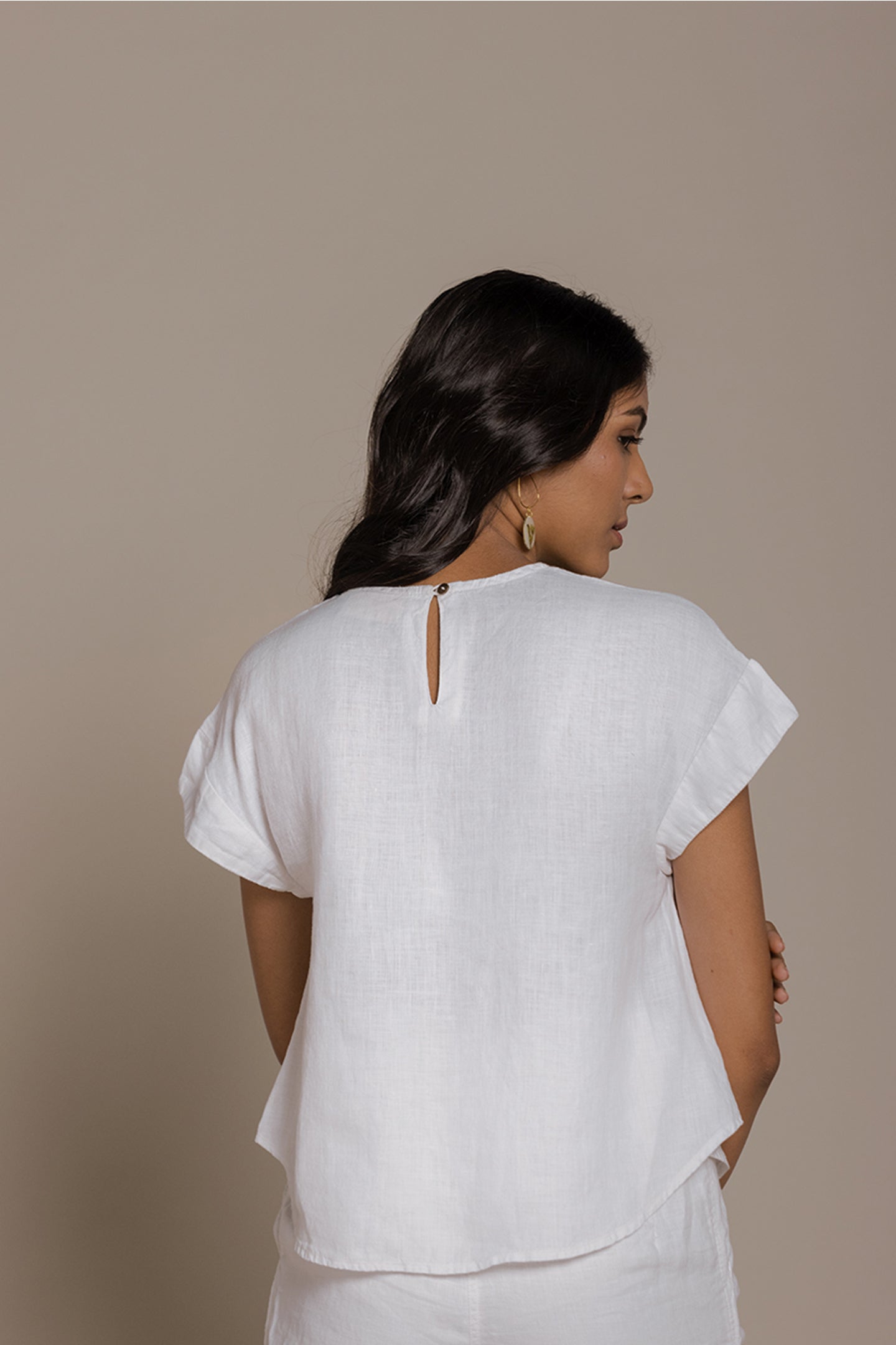 Sandcastle Saturdays Top in White DC-Reistor