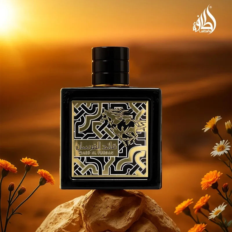 Lattafa Qaed Al Fursan for Men Eau de Parfum Spray, 3.04 Ounce ferrersa