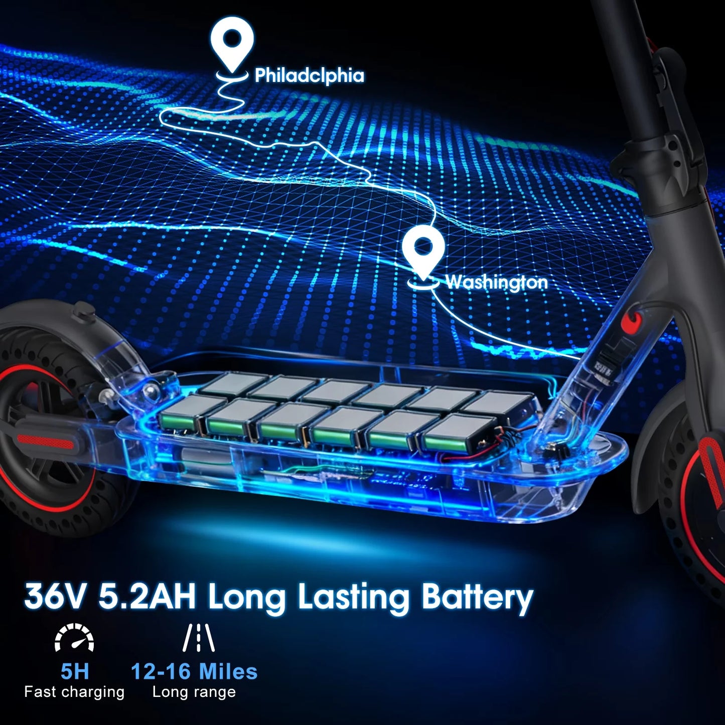 350W Electric Scooter for Adults