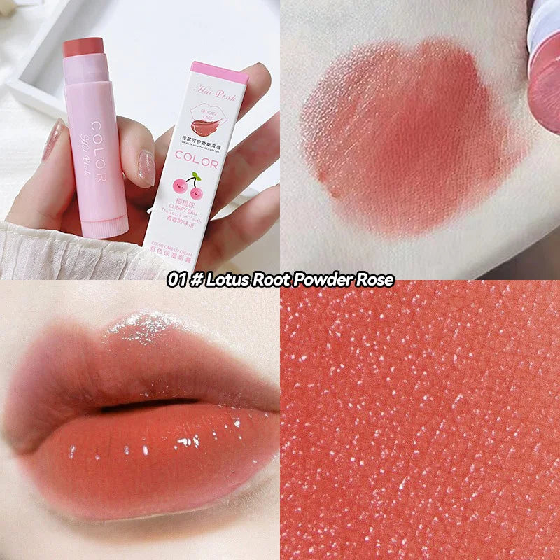 HAIPINK 3-Piece Set Tinted Moisturizing Lip Balm - Hydrating, Fade Lip Lines, Prevent Chapping ferrersa
