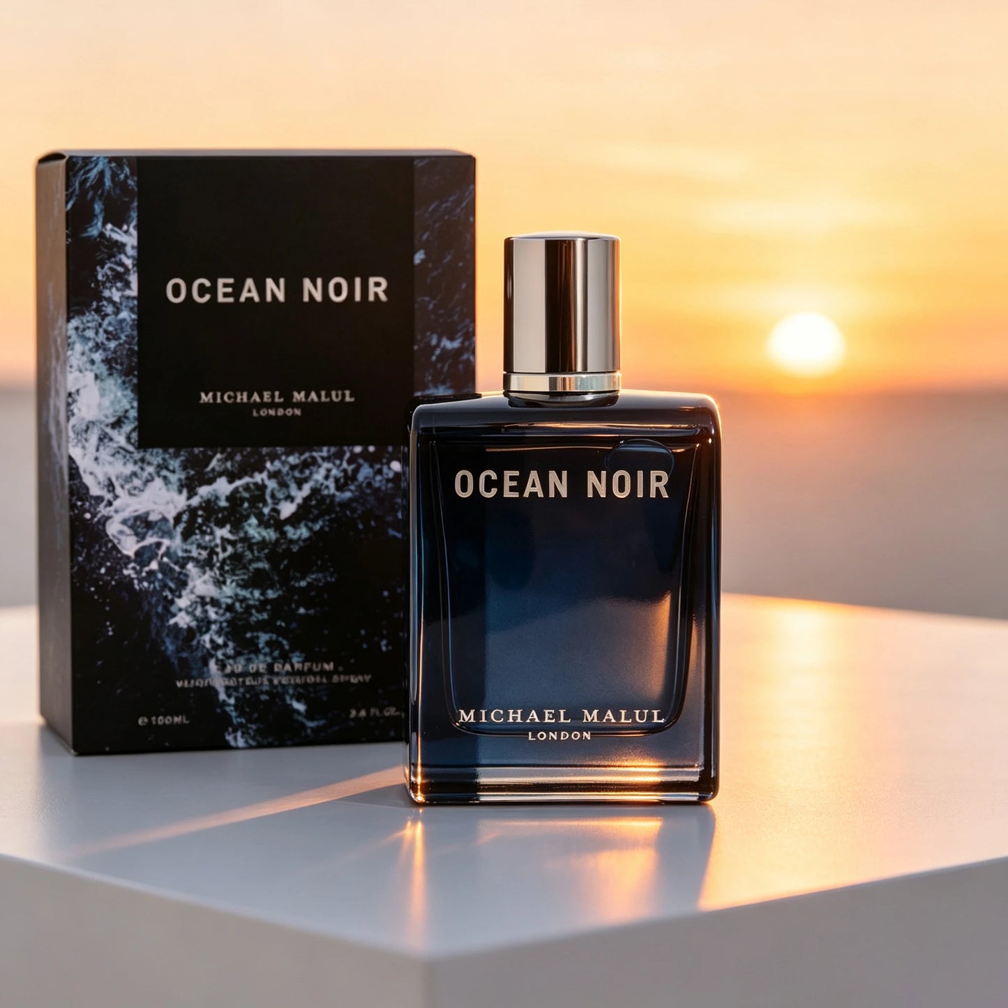 Michael Malul Night Ocean Ocean Noir perfume Black Coconut Seaweed Patchouli Mature Cool Men's Light essence