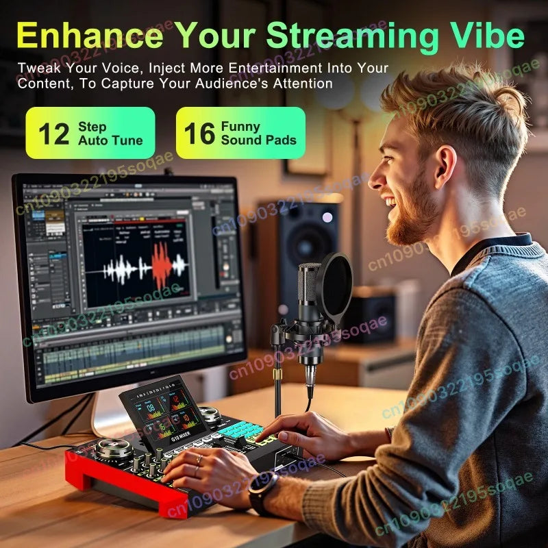 G10-BM800 English sound card live broadcast special equipment mobile phone computer professional set