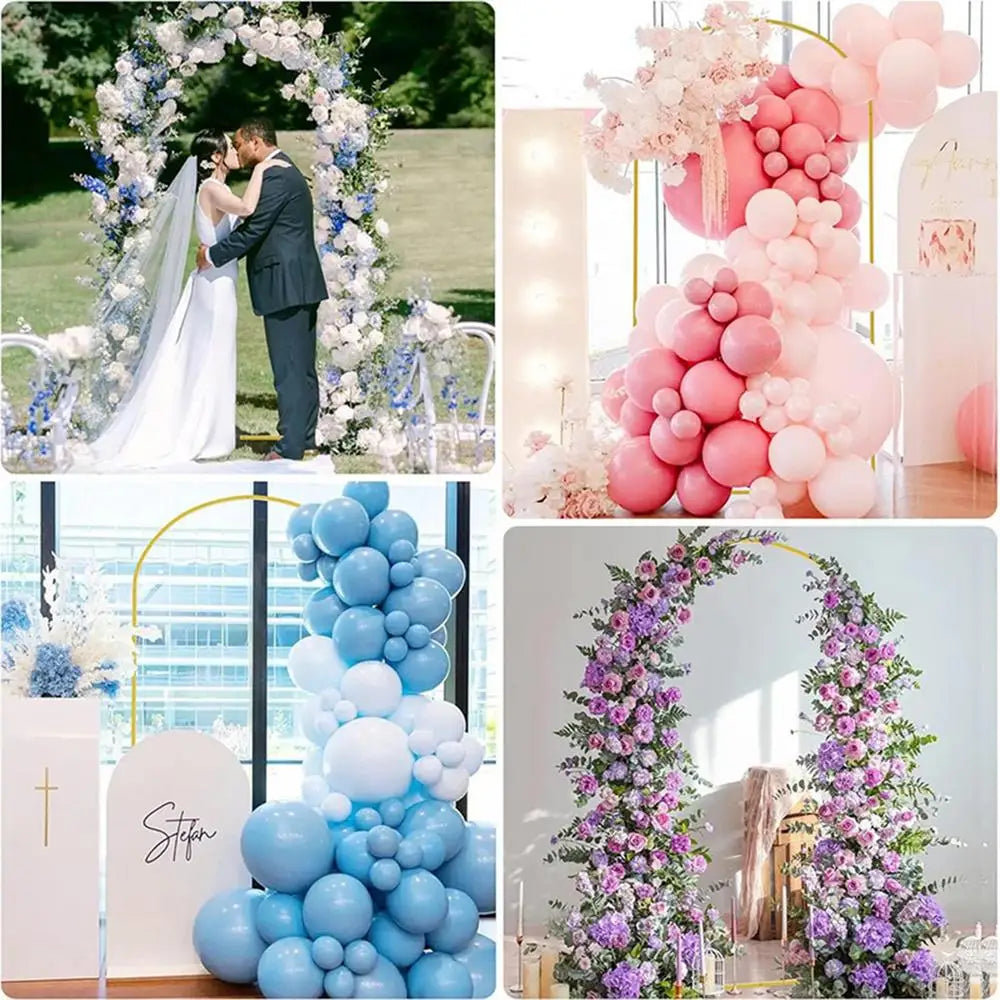 Wedding Arch Frame Metal Arched Photo Booth Backdrop Frame Decorated Arch Stand For Graduation Bridal Shower Wedding Ceremony
