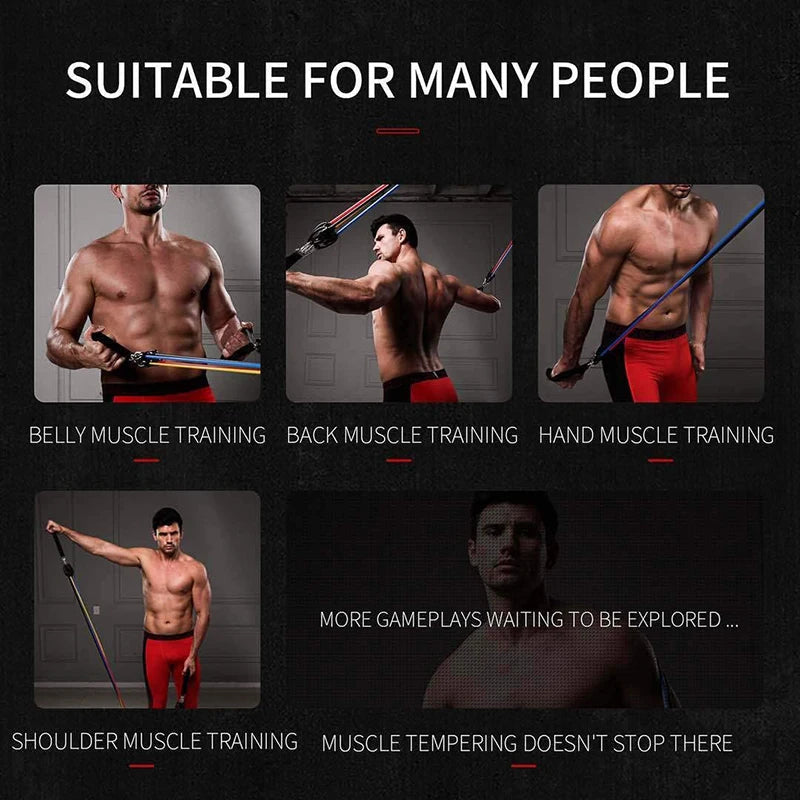 Resistance Bands With Handles, Exercise Bands, Workout Bands With Handles For Men Women, Strength Training Equipment At Home ferrersa