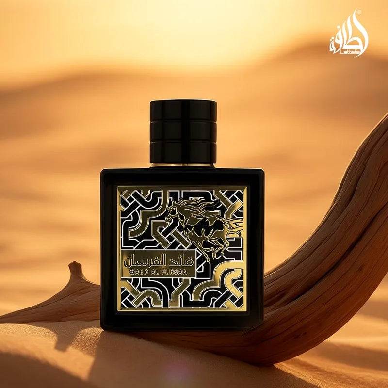 Lattafa Qaed Al Fursan for Men Eau de Parfum Spray, 3.04 Ounce ferrersa