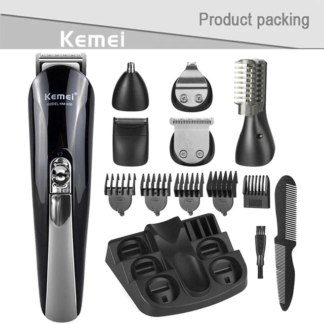 Kemei Electric Hair Clipper Beauty kit for Men Electric shaver beard trimme men's Razor multifunctional hair cutting machine ferrersa