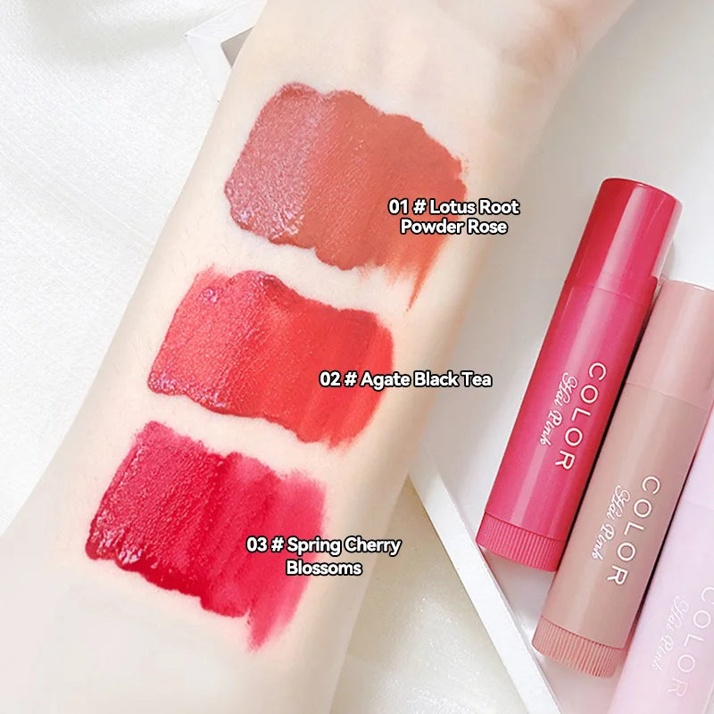 HAIPINK 3-Piece Set Tinted Moisturizing Lip Balm - Hydrating, Fade Lip Lines, Prevent Chapping ferrersa