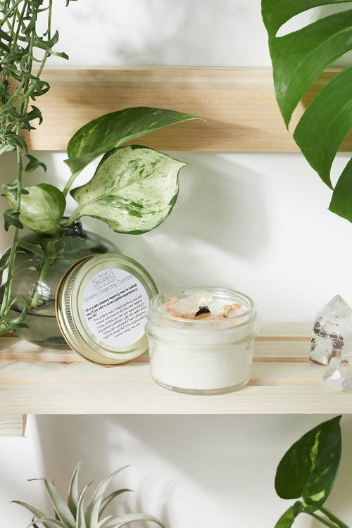 Space Clearing Candle/ Intention Candle / Organic Soy Candle / Candle ferrersa