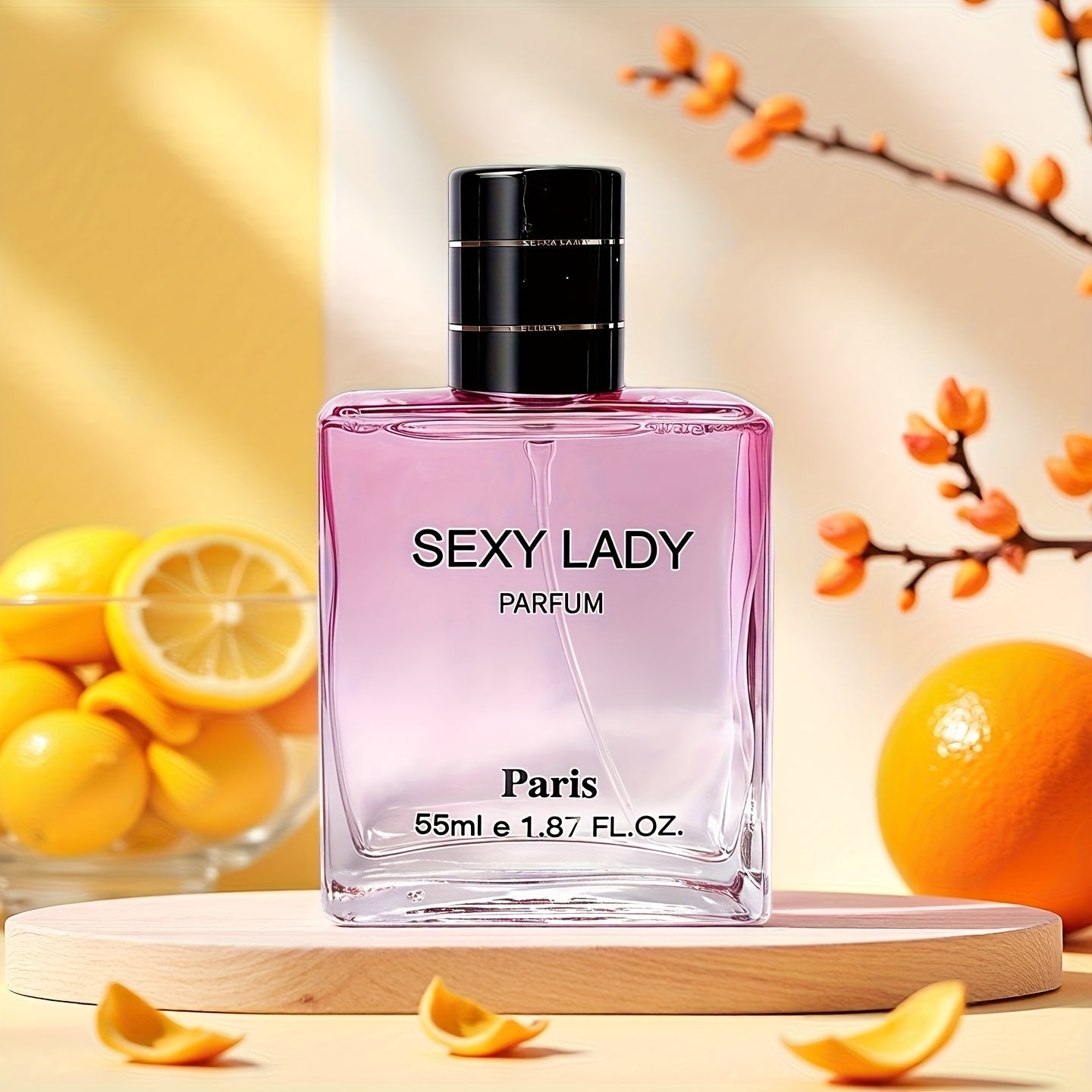 Lady Rose Passion Perfume - A Long-lasting Citrus And Woody Fragrance Where Romantic Jasmine And Rose Intertwine. Perfect for Dates And Valentine's Day Gifts, It Highlights Feminine And Sensual Charm. Valentine's Day Gift for ferrersa