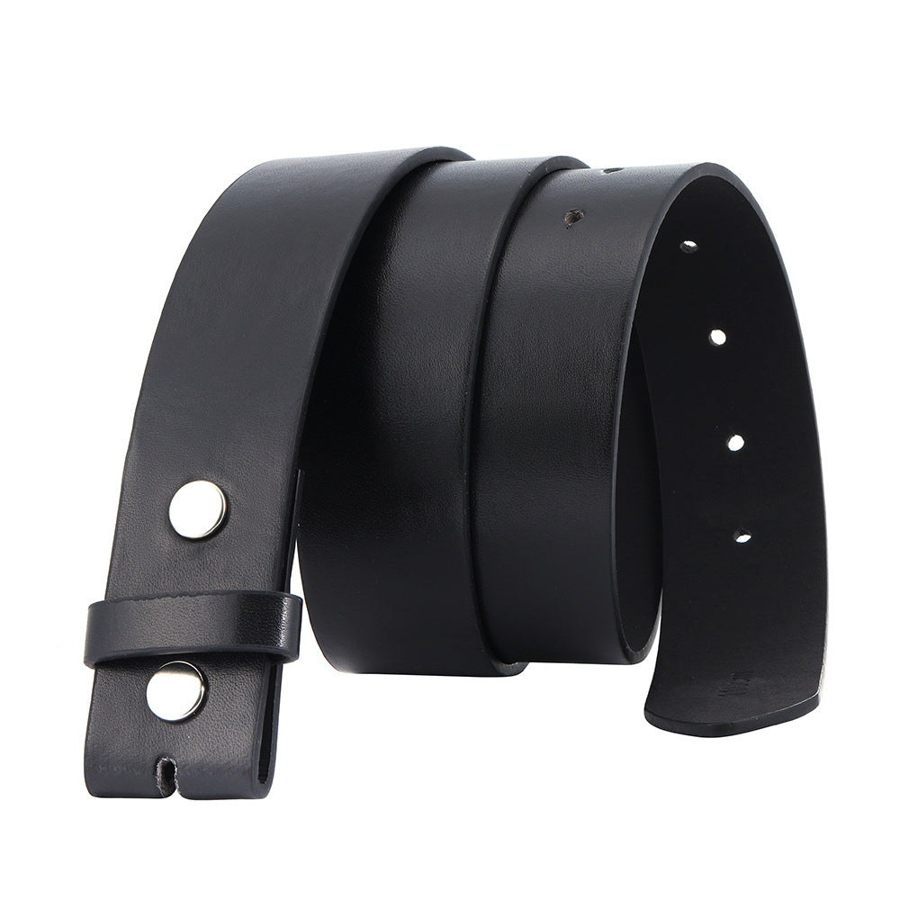 Fashion Buttonless Head Eyelet Men's Belt ferrersa