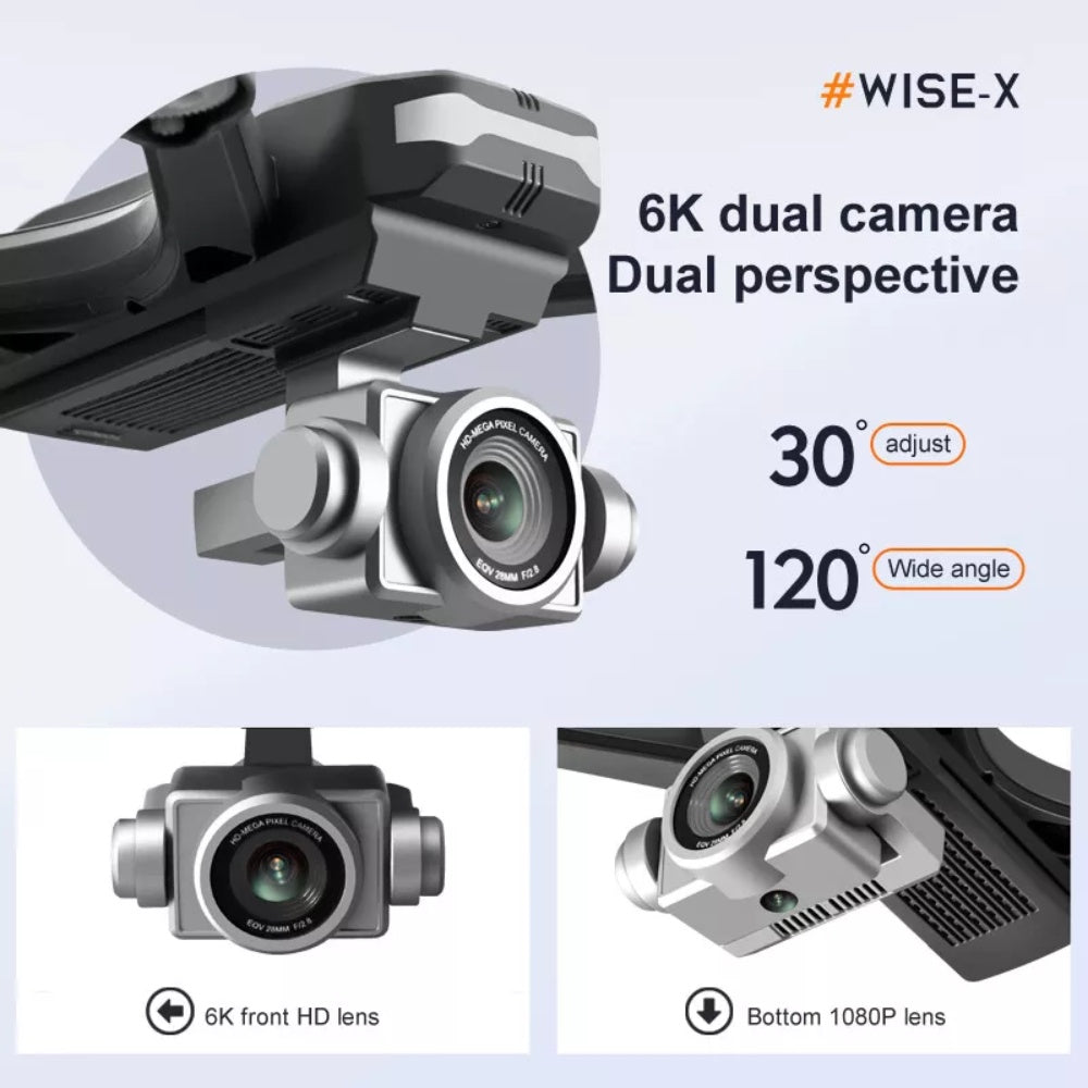 V14 Professional Drone 6K HD Dual Camera Wifi FPV Portable RC Quadcopter 2 BATTERY,Drones Suitable For Adults & Beginners.Logistics Is Randomly Sent By UPS,USPS,Self-pickup. DC-Powered by People