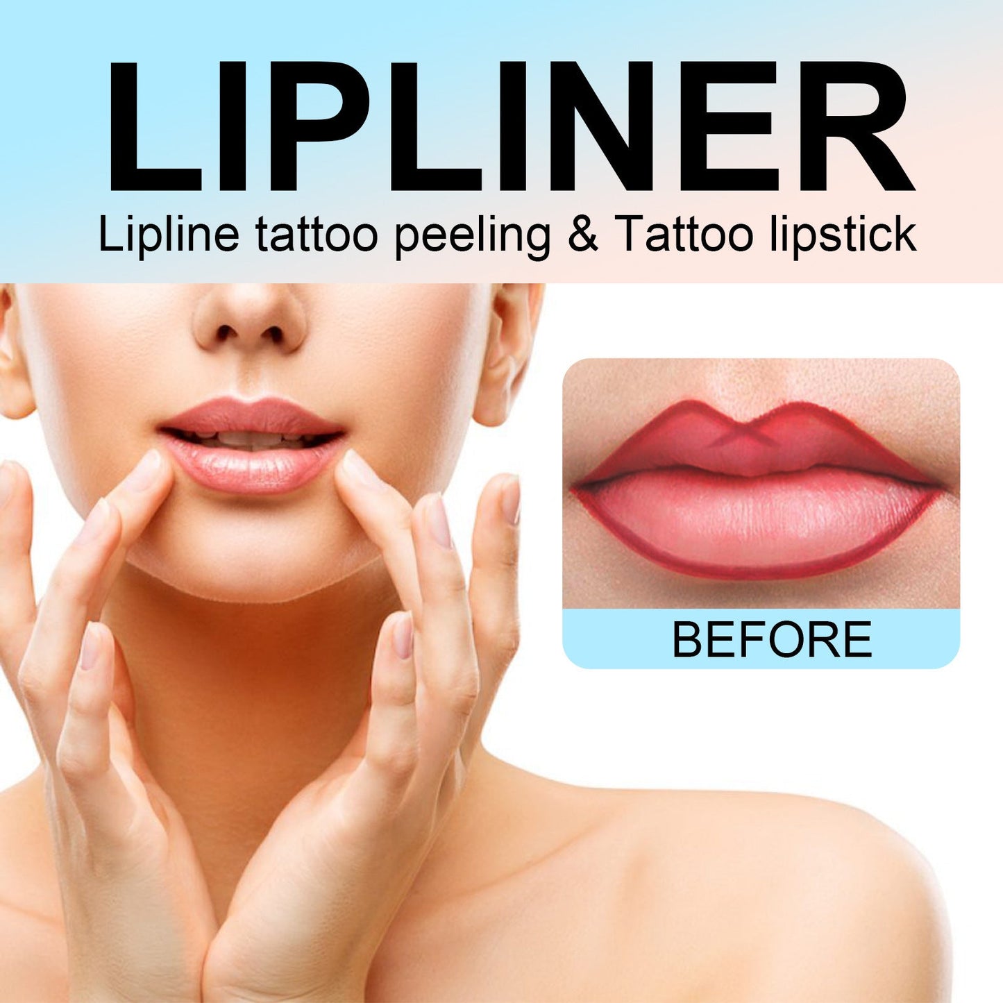 Stripping Lip Liner Outline Waterproof DC-Powered by People