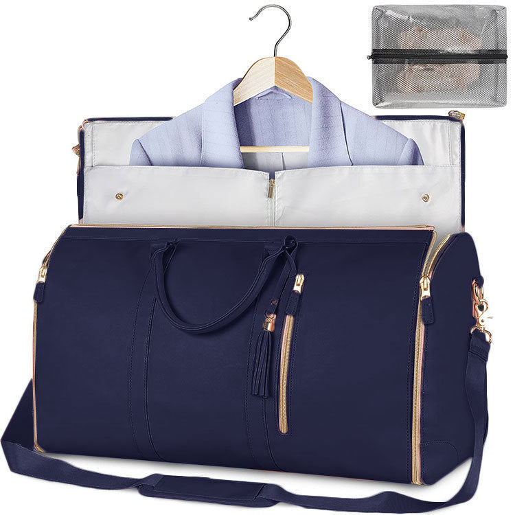 Large Capacity Travel Duffle Bag Women's Handbag Folding Suit Bag Waterproof Clothes Totes ferrersa