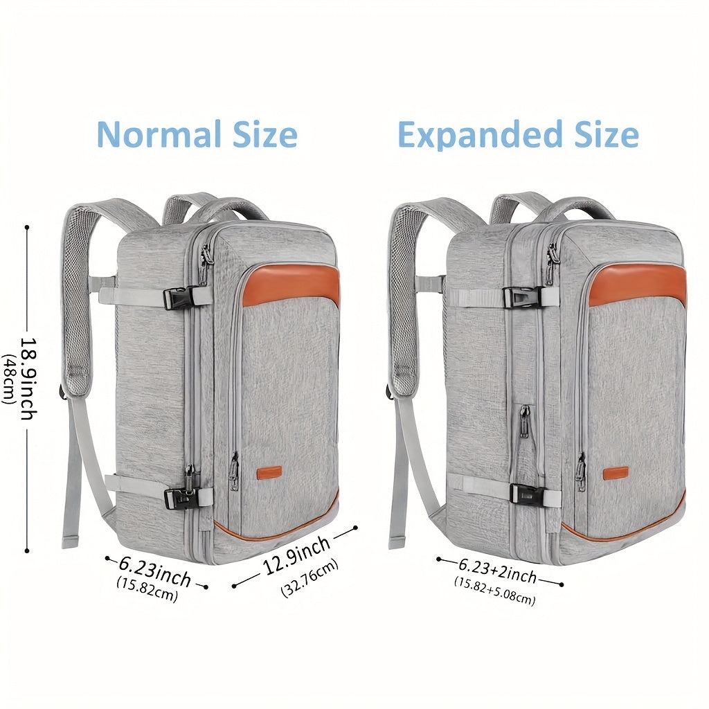 Travel Backpack, Extra Large 10.57gal Airline Approved Travel Backpacks with 3 Packing Cubes for Women Men,Carry On Backpack, Expandable Overnight Luggage Daypack Business Weekender Bag, Travel Backpack Airline Approved, Carr ferrersa