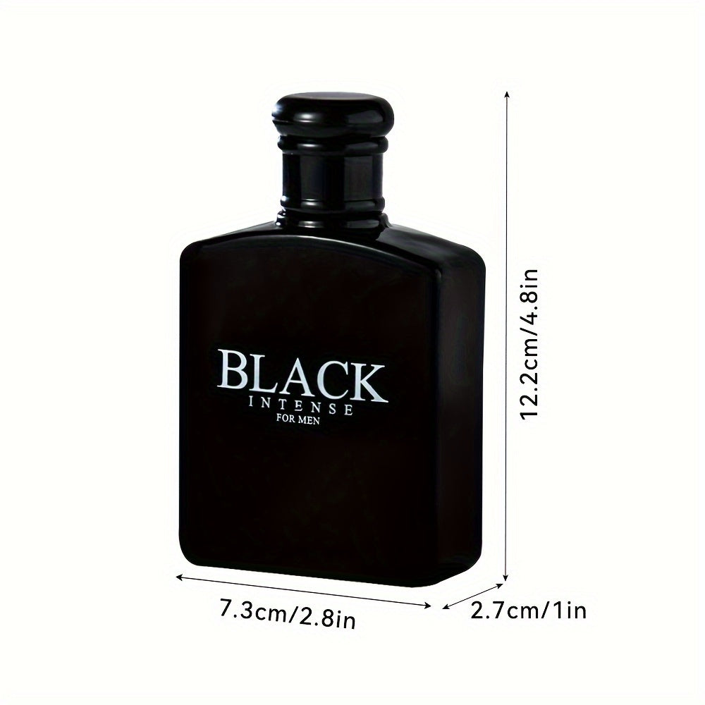 3.4oz Men's Cologne Spray - Woody Fresh Masculine Fragrance with Sage, Lemon & Wormwood - Medium Concentration Eau de Toilette - Long-Lasting Scent for Day & Night Use, Car Perfume Air Freshener, Elegant Bottle Design, Sleek ferrersa