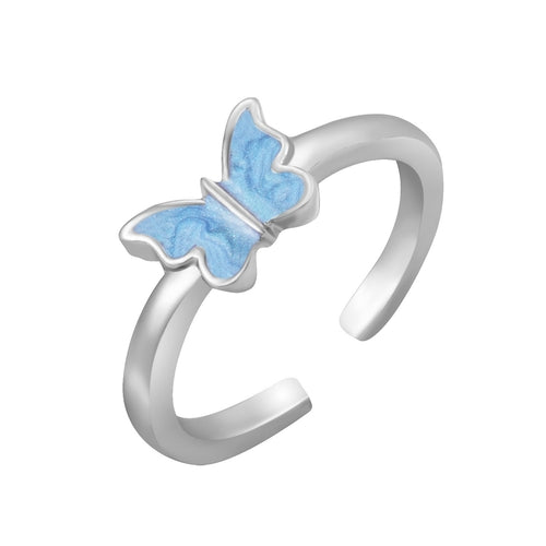 Hot Selling Creative Personality Butterfly 2-Piece Set Ins Same Punk ferrersa