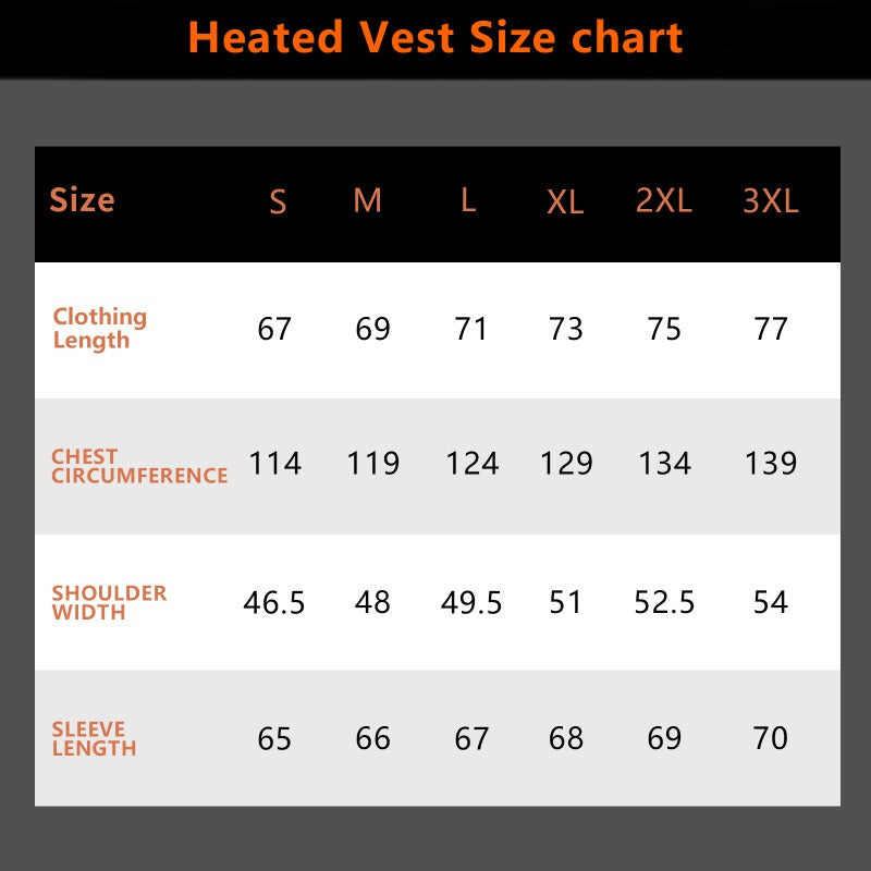Battery- Heating Vest Jacket with 3-Temperature Settings - Unisex Lightweight Warm Heating Jacket Suitable for Men & Women, Outdoor Winter Wear, Christmas, Halloween, New Year Gifts () ferrersa