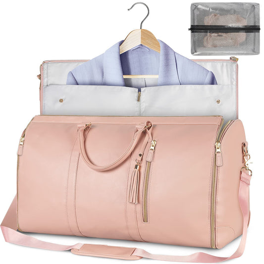 Large Capacity Travel Duffle Bag Women's Handbag Folding Suit Bag Waterproof Clothes Totes ferrersa