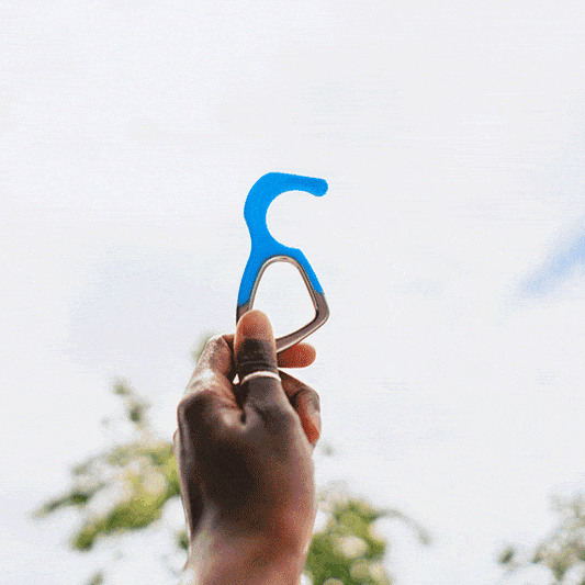 hoo(key) - The Only Patented Antimicrobial Silicone No-Touch Keychain Tool USA