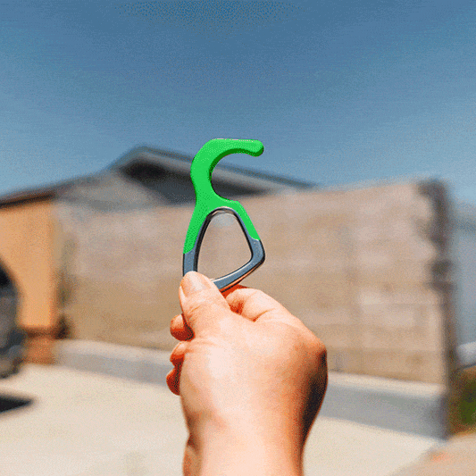 hoo(key) - The Only Patented Antimicrobial Silicone No-Touch Keychain Tool USA