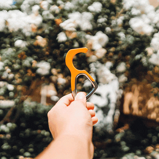 hoo(key) - The Only Patented Antimicrobial Silicone No-Touch Keychain Tool USA